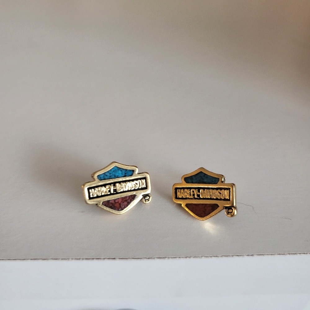 Harley Davidson earrings